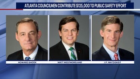 Atlanta council members contribute cash to public safety effort