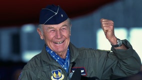 Chuck Yeager, the first man to break the sound barrier, dead at 97