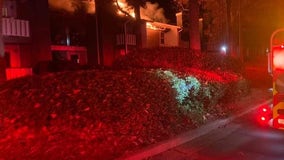 Apartment fire forces dozens of people from their homes