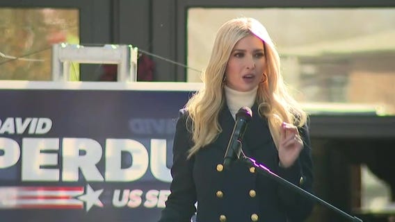 Ivanka Trump stumps for Loeffler, Perdue in Milton