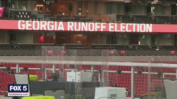 Early voting takes over Mercedes-Benz Stadium