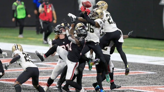 New Orleans Saints hold off rival Falcons 21-16