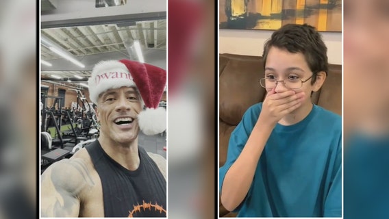 The Rock sends message to Wesley Chapel boy recovering from surgery