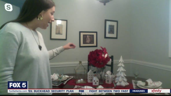 Samantha Harrelson with ideas for the perfect holiday tablescape