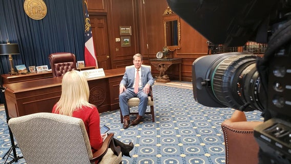 Gov. Kemp one-on-one discusses COVID-19 vaccine