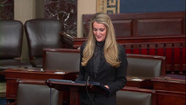 Sen. Kelly Loeffler gives farewell speech to U.S. Senate