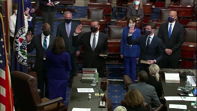 Sen. Ossoff sworn in as Georgia's first Jewish senator