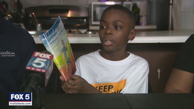 10-year-old author inspires readers to 'Keep Going' with new book