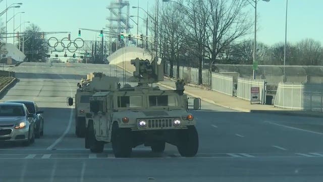 Downtown security increased ahead of Inauguration Day