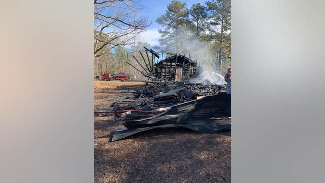 Deputies searching for suspects in burning of historic Georgia church