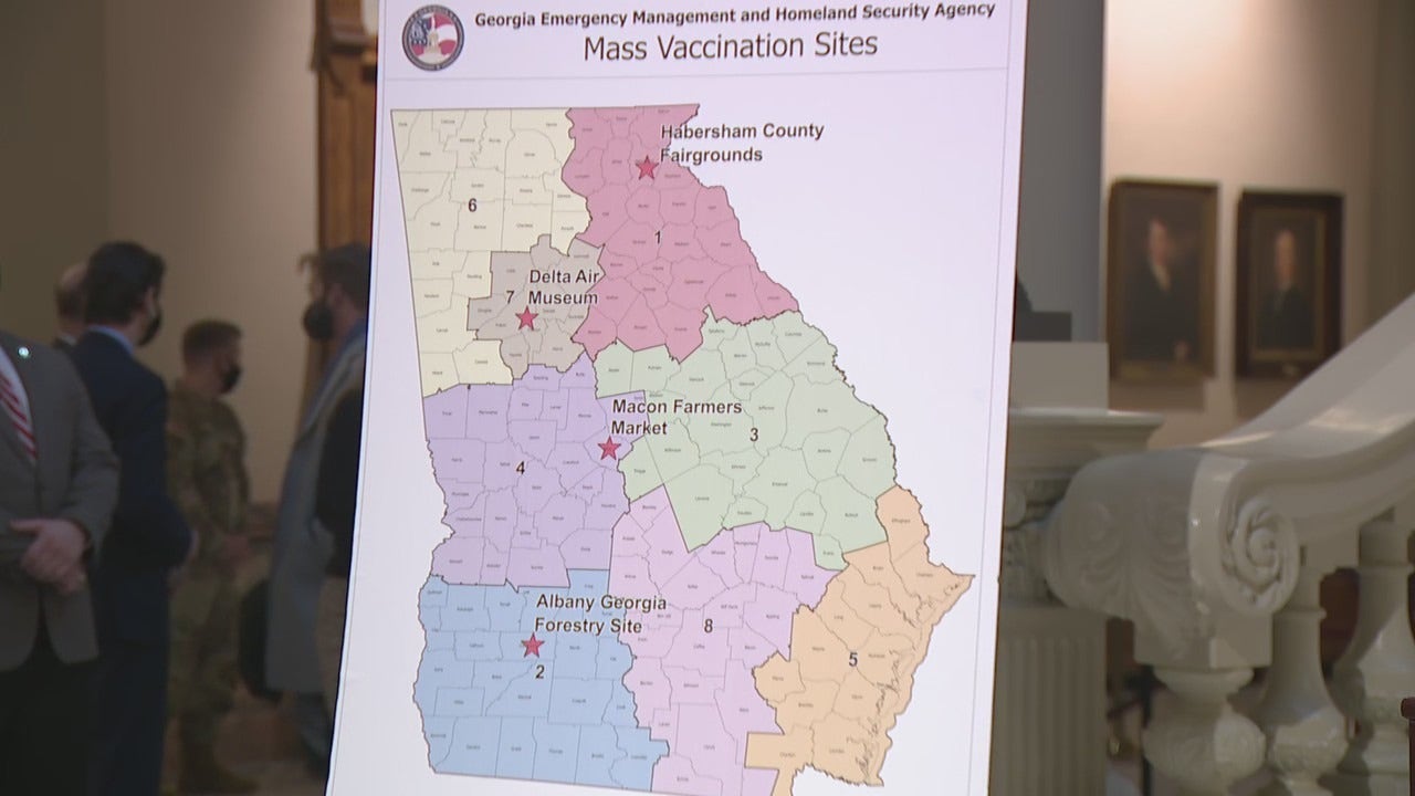 Georgia to Open Mass COVID-19 Vaccination Stations Across the State