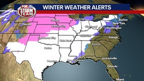 Winter weather blankets Gulf Coast, but will skip Georgia for now