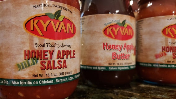 Former Falcon scores with soul food sauces and seasonings