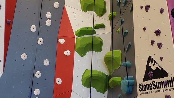 Climbers aim to break down barriers by building walls