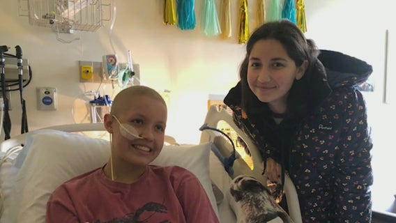 Metro Atlanta teen saves sister's life with bone marrow donation