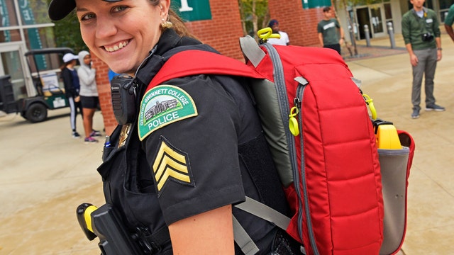 Georgia Gwinnett College officer's quick thinking saves woman's life