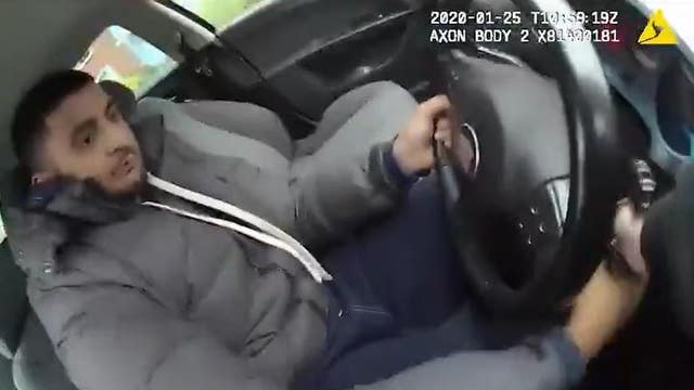 'Stop! Stop!': Camera captures officer being dragged by car as teen driver flees