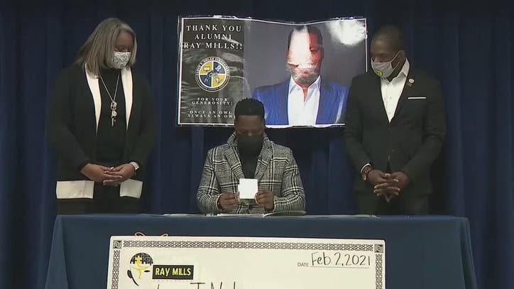 Former student, now millionaire helps elementary school get new sign - Vimarsana News