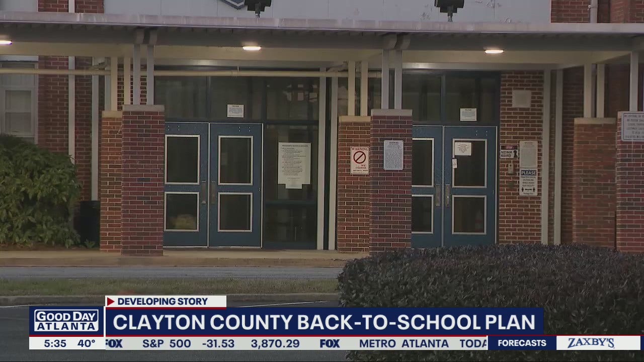 Clayton County announces backtoschool plan