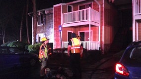 Gwinnett firefighters put out flames at Norcross apartment