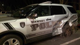 Police remind drivers of 'Move Over Law' after officer's car is hit