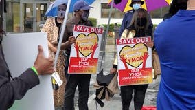 Community rallies outside South DeKalb YMCA to protest possible closure