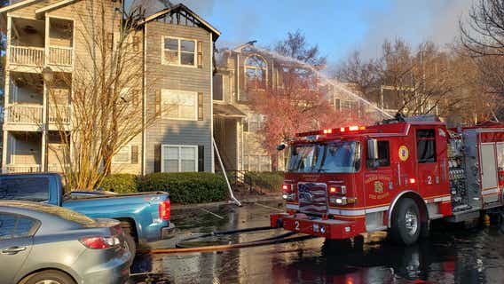 Brookhaven apartment building destroyed after 2 fires in 24 hours
