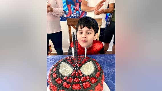 Atlanta police surprise 5-year-old birthday boy with visit from Spiderman
