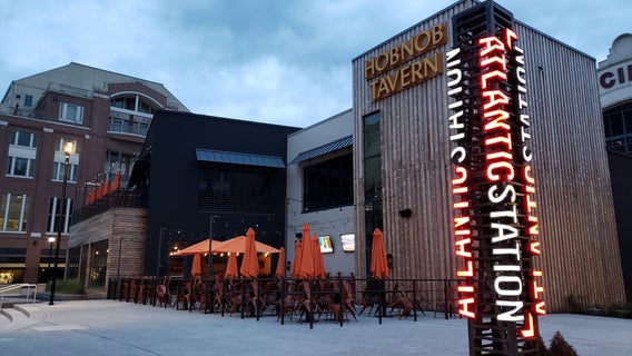 Enjoy open-air dining at HOBNOB Atlantic Station