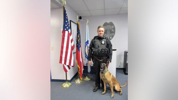 Conyers police get donation of K9 body armor