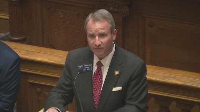 Georgia Sen. Albers responds to tweets from political group