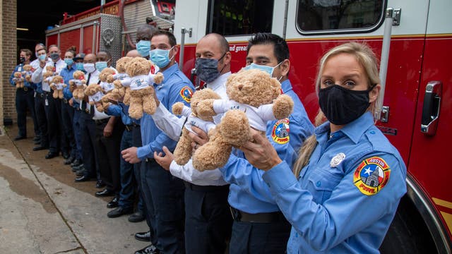 AFD receives pallets of teddy bears from Georgia