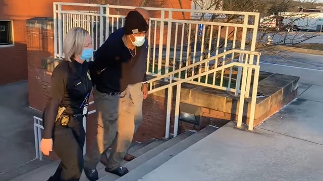 Clayton police release video of homicide suspect in custody