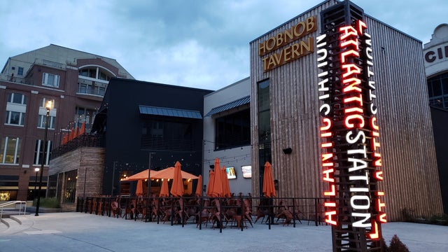 Enjoy open-air dining at HOBNOB Atlantic Station