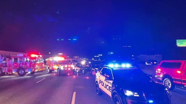Marietta PD: 3 involved in I75 crash hospitalized, 1 with life-threatening injuries