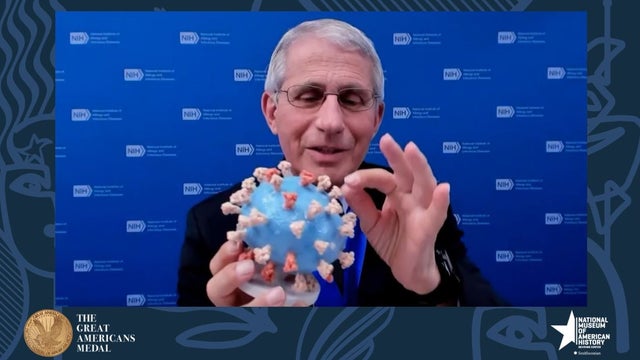 Fauci donates his personal 3D COVID-19 model to Smithsonian