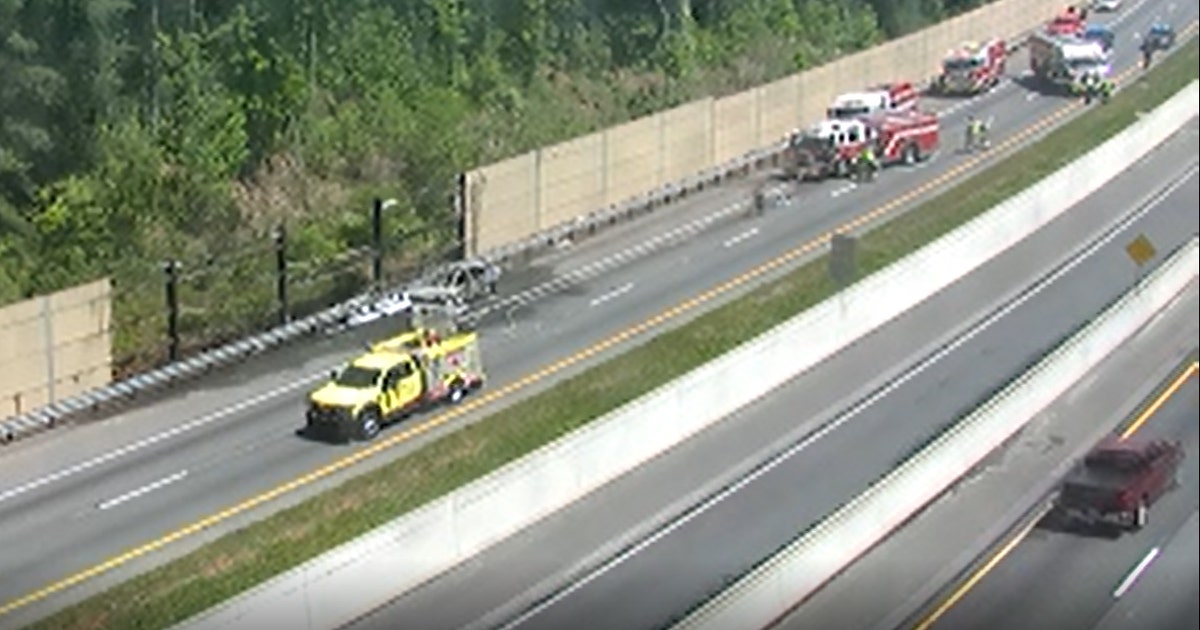 I-575 southbound in Cobb County cleared after vehicle fire | FOX 5 Atlanta