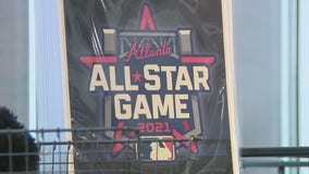 Braves cover All-Star logo on jerseys, shift hats