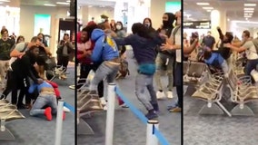 Miami International Airport turns into slugfest after massive brawl breaks out