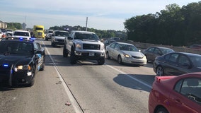 Driver in custody after Sandy Springs police report multiple hit-and-run crashes along GA-400