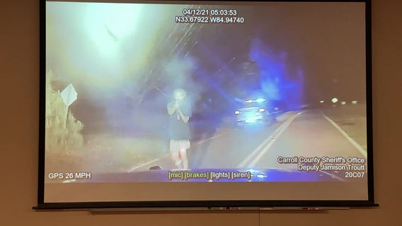 Video: Carroll County shooting suspect fires multiple rounds directly at officers