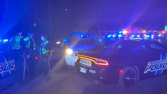 Officials: Suspect rams Dunwoody police vehicles with stolen car