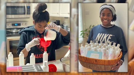 Georgia teen struggles to find hair care product, develops her own