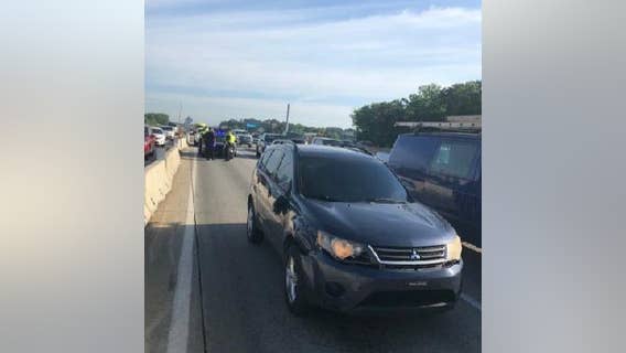 Driver arrested after multiple crashes on Georgia 400