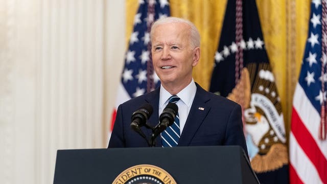 President Biden, first lady visit Georgia on 100th day in office