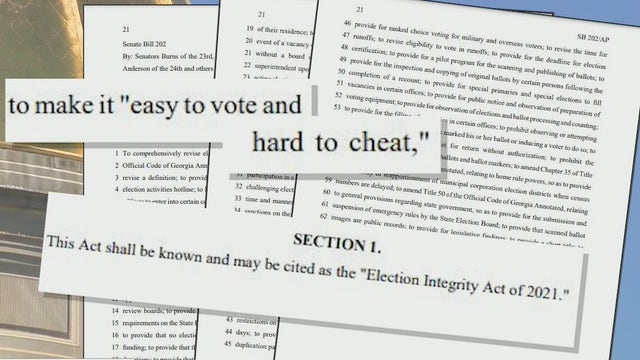 What is in Georgia's new election law?