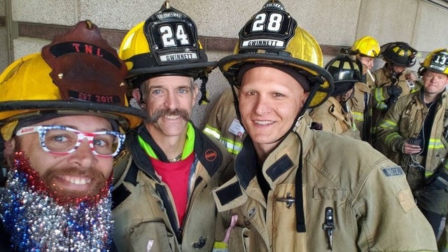 Fundraising climb 'hits home' with local firefighters