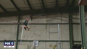 Olympic pole vaulting hopefuls training in Northwest Georgia