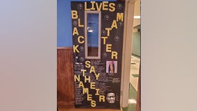 Students upset after principal orders removal of Black Lives Matter display