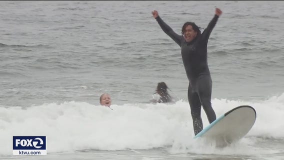 Student confidence soars through free San Francisco surf program